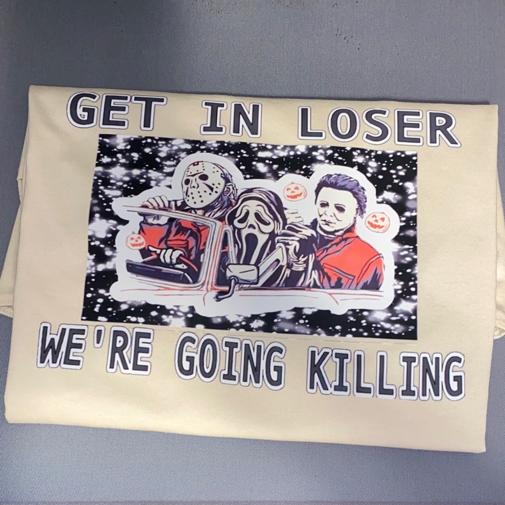 Get in loser- horror tee